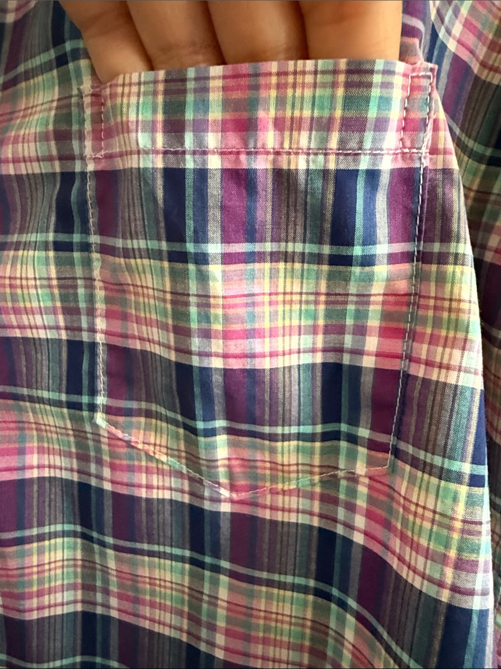 Frank & Eileen Barry Plaid Preppy Button-Down Shirt Women’s Medium - Picture 4 of 9